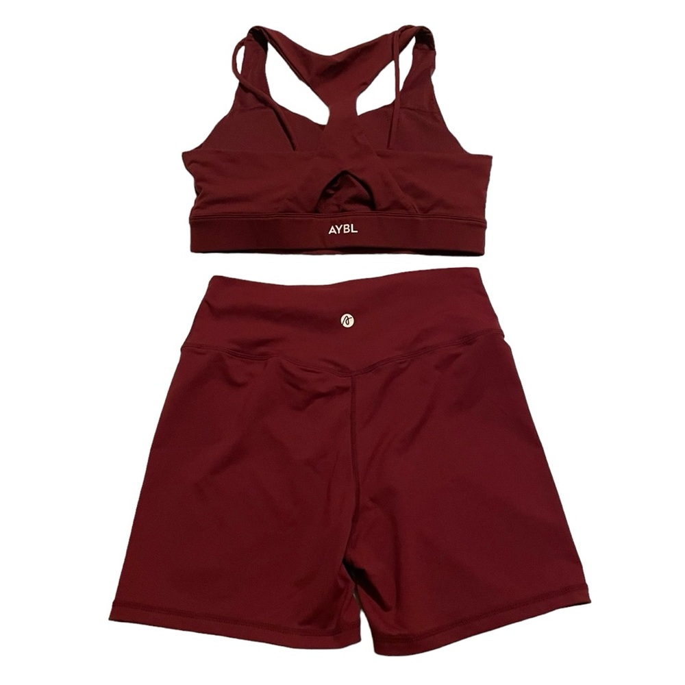 Women’s AYBL Sports Bra and Bike Shorts | Size: Large